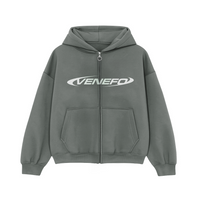 Zip Hoodie (VENEFO) (Boxy Fit)