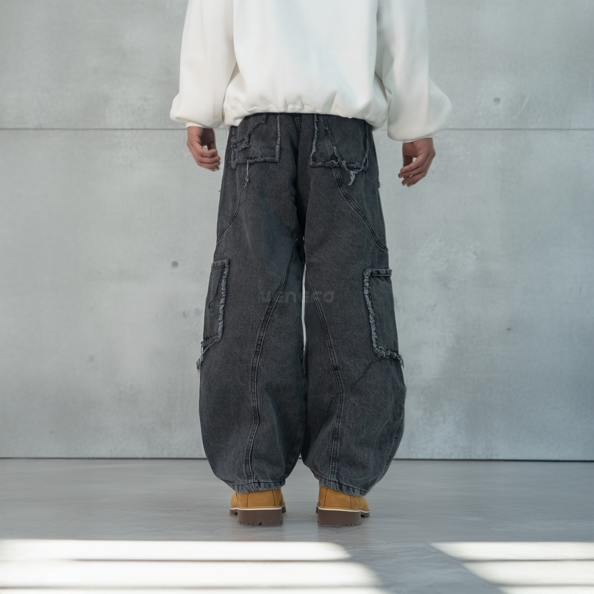 Jean Ultra Baggy Negro XXIV