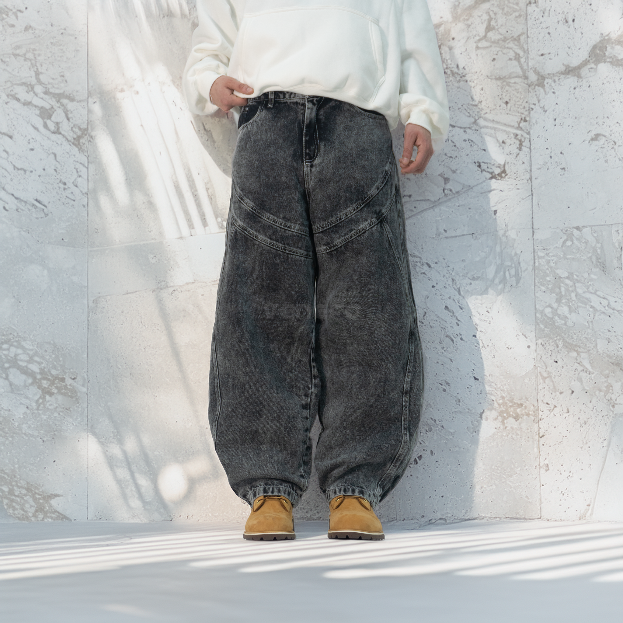 Jean Ultra Baggy Negro XXI