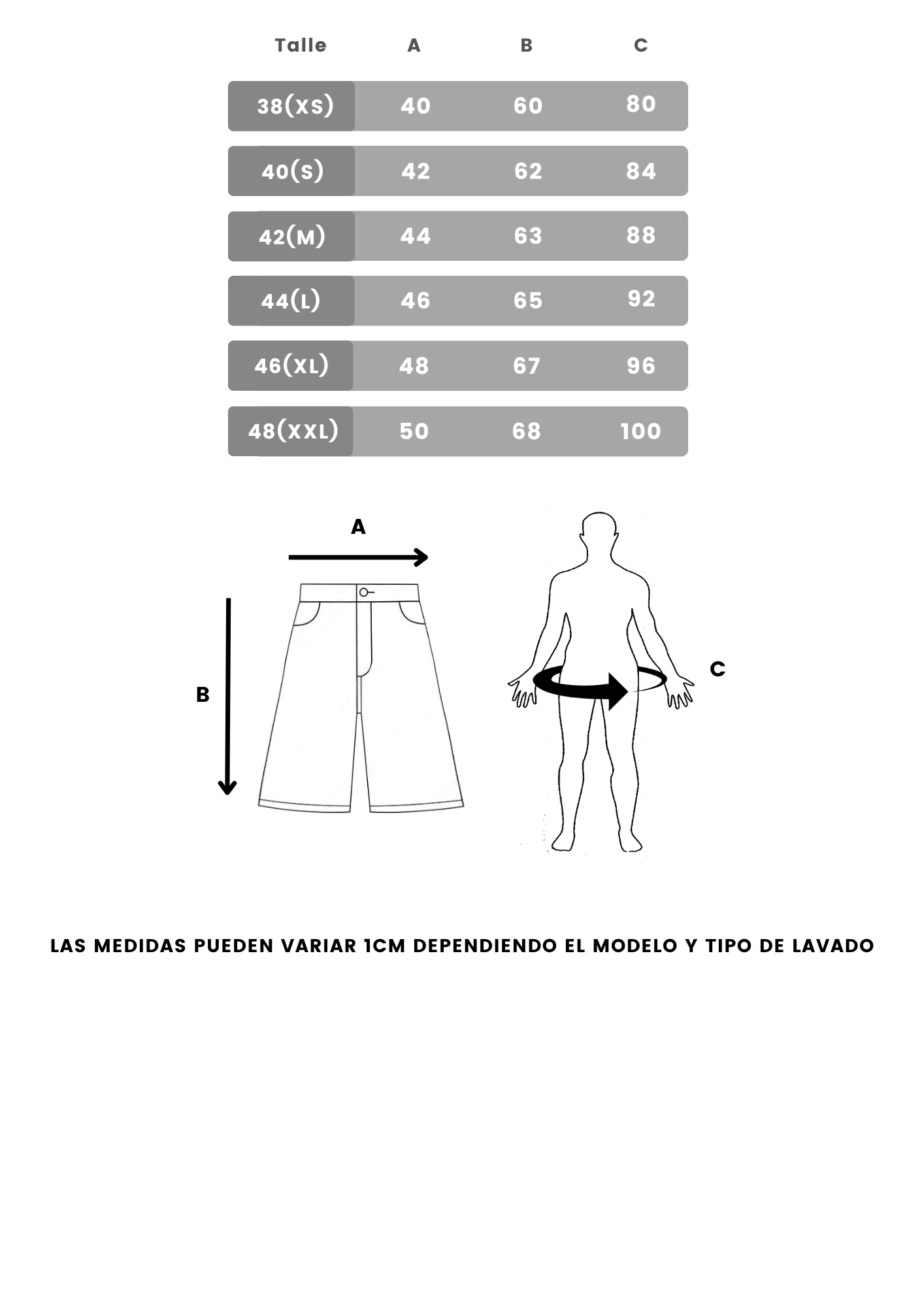 Bermuda Baggy Negra XI