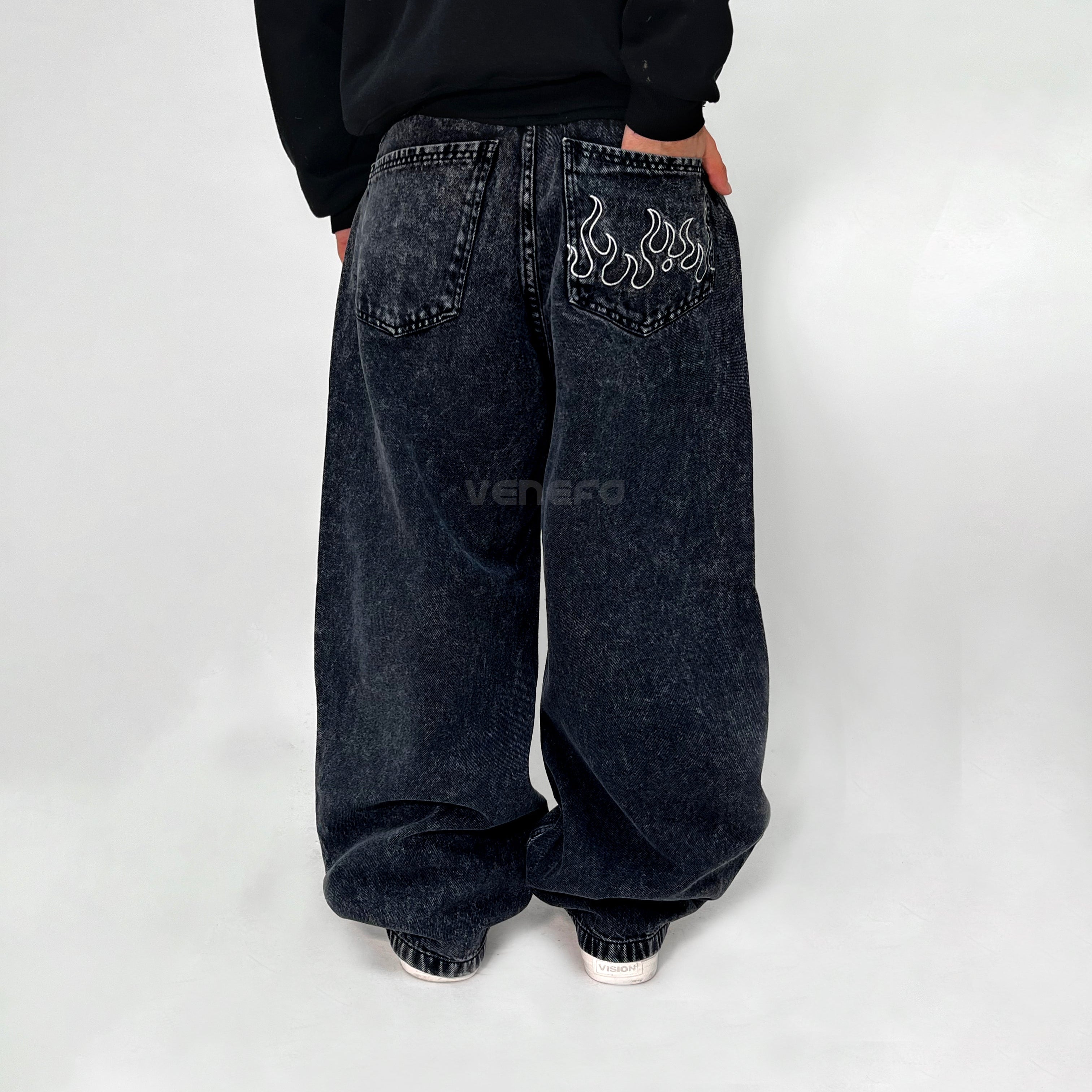 Jean Ultra Baggy Negro XI