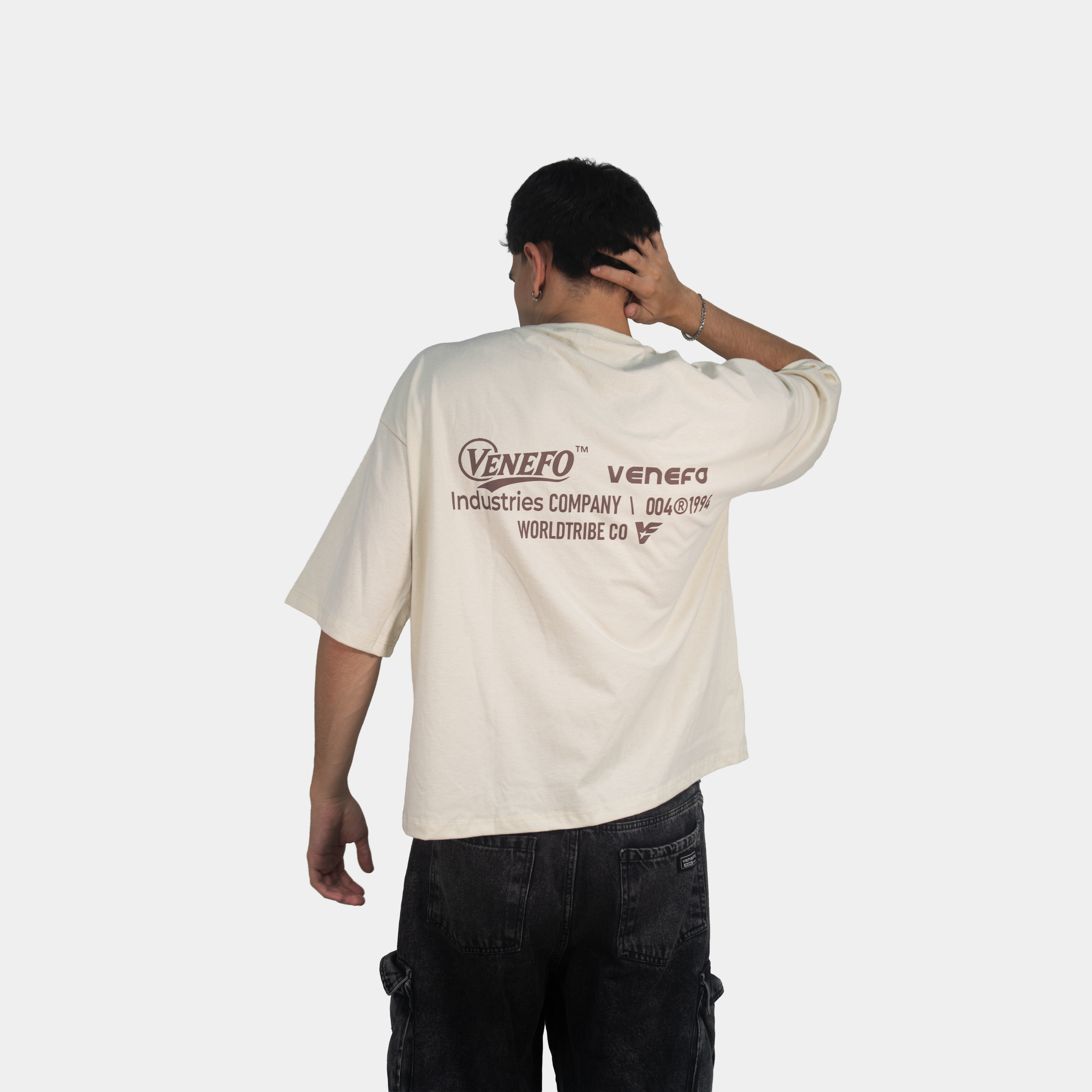Remera VC Industries (Oversize) (Beige Claro)