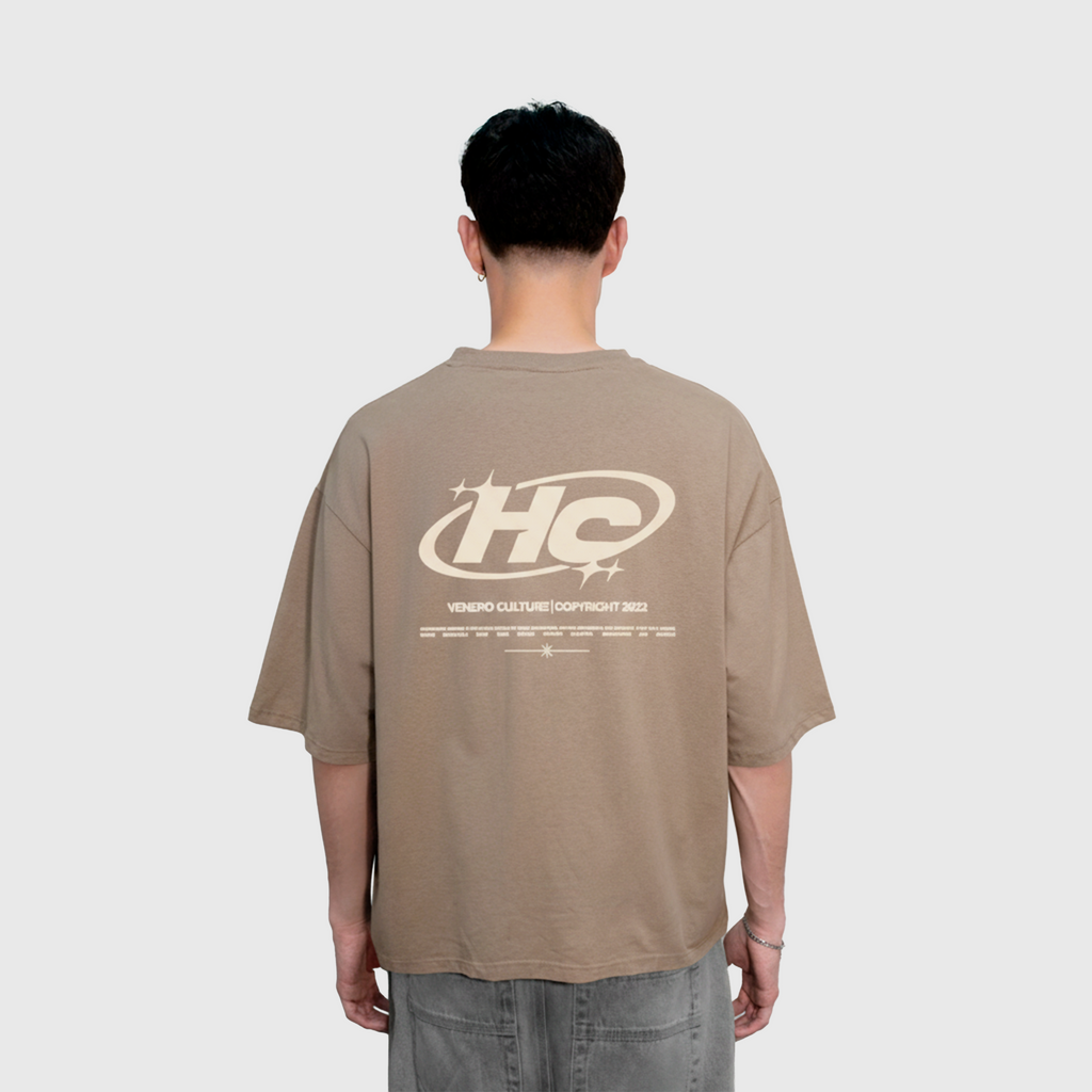 Remera Hc (Oversize) (Beige)