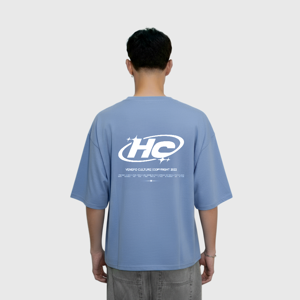 Remera Hc (Oversize) (Celeste)
