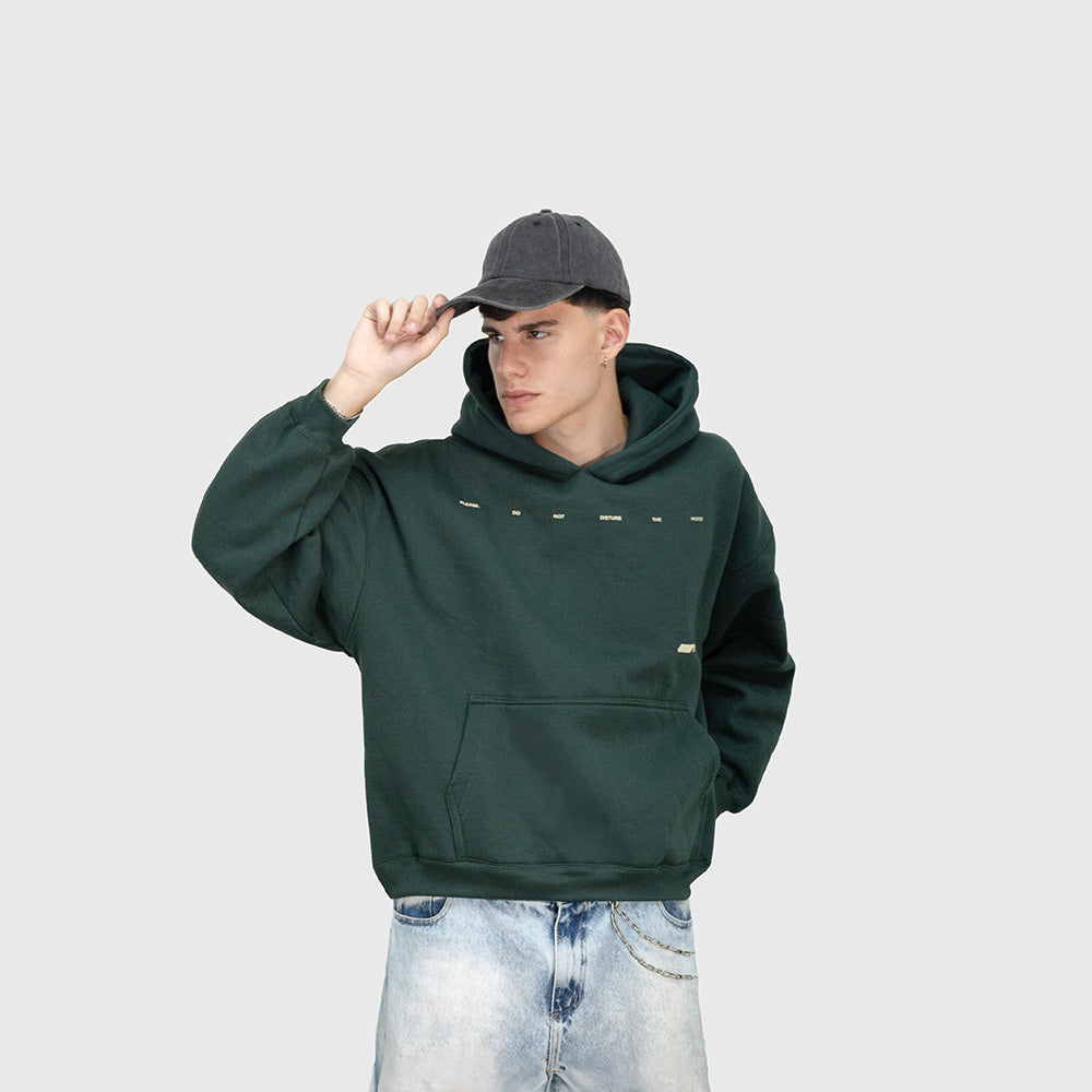 Hoodie Barcode (Oversize) (Verde)