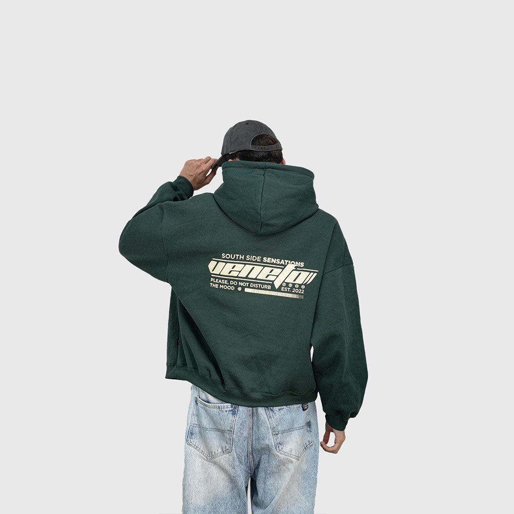 Hoodie Barcode (Oversize) (Verde)