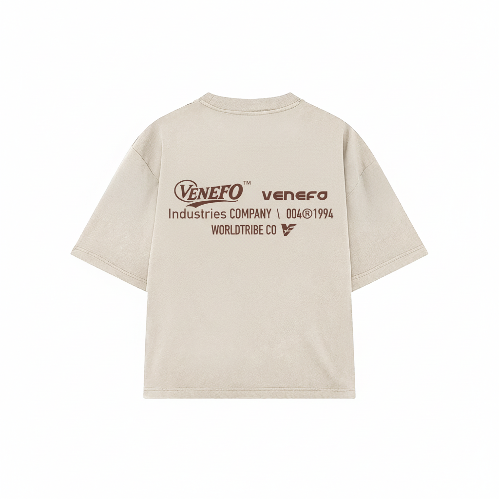 Remera VC Industries (Oversize) (Beige Claro)