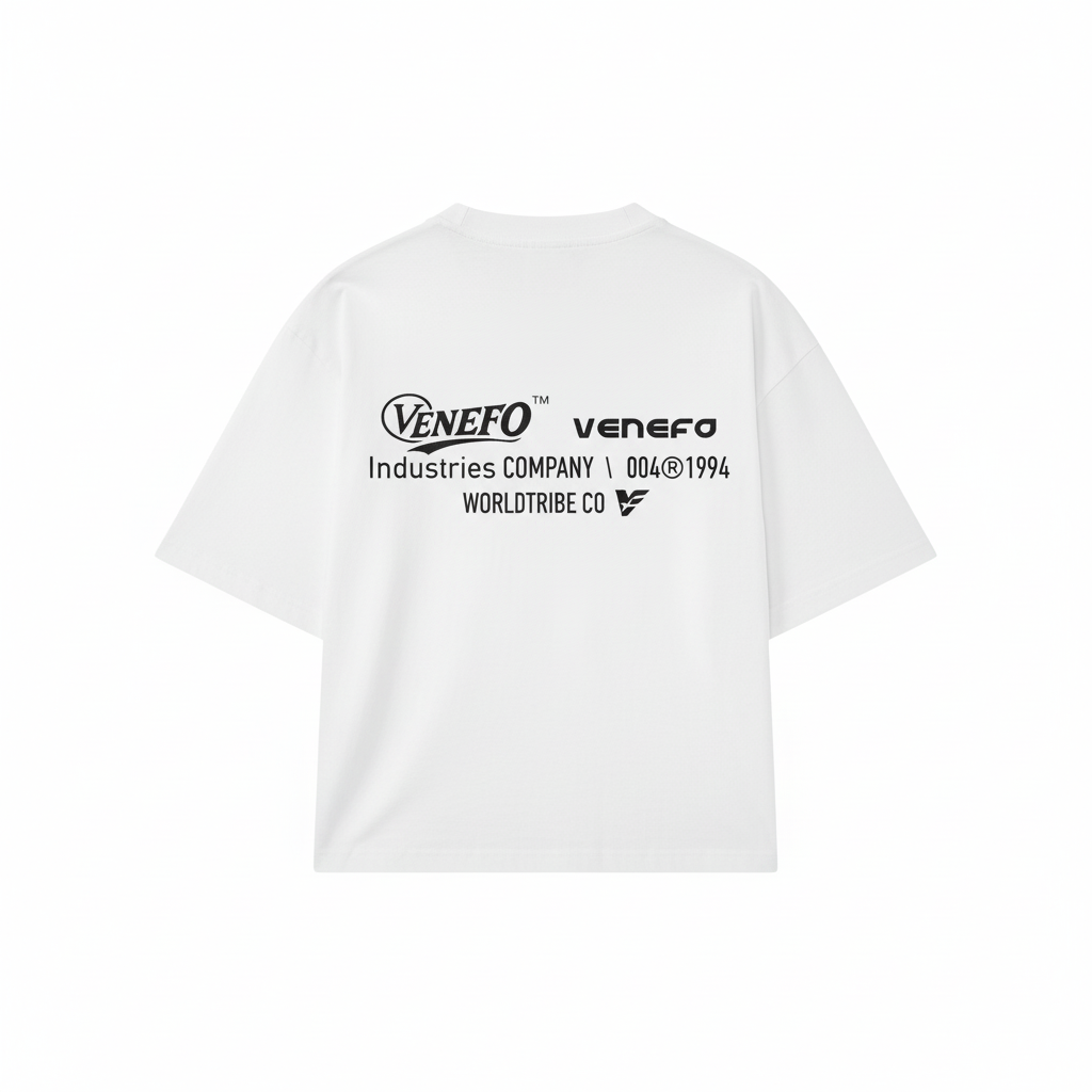Remera VC Industries (Oversize) (Blanco)