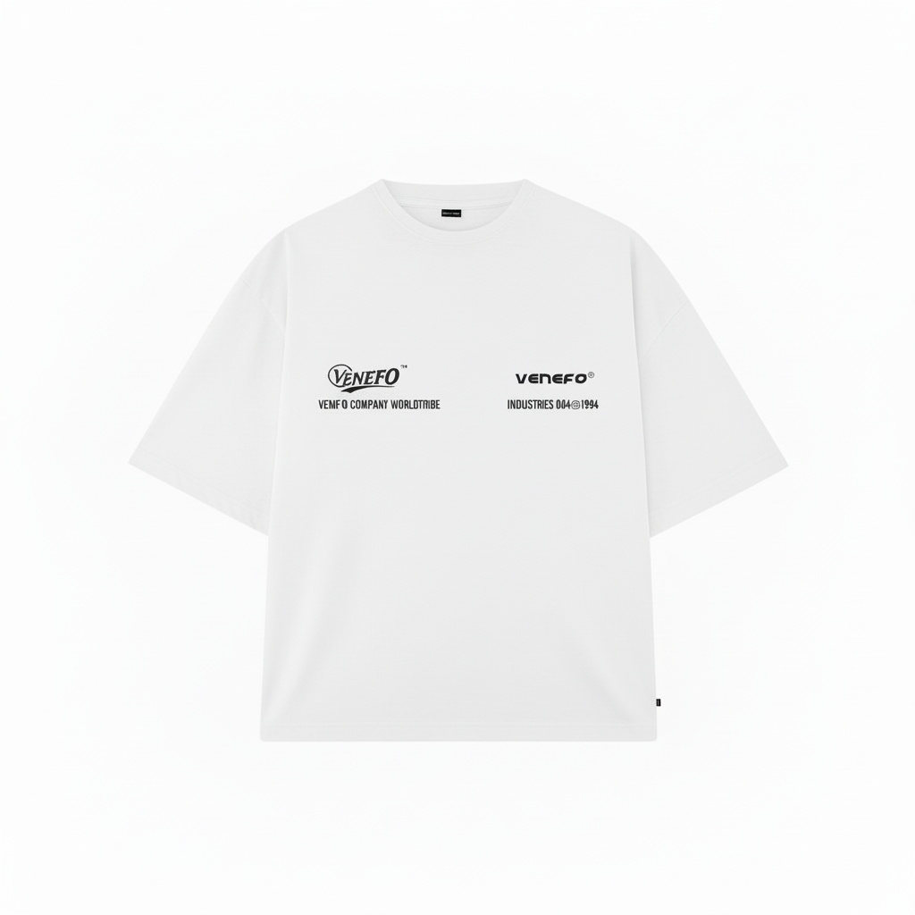 Remera VC Industries (Oversize) (Blanco)