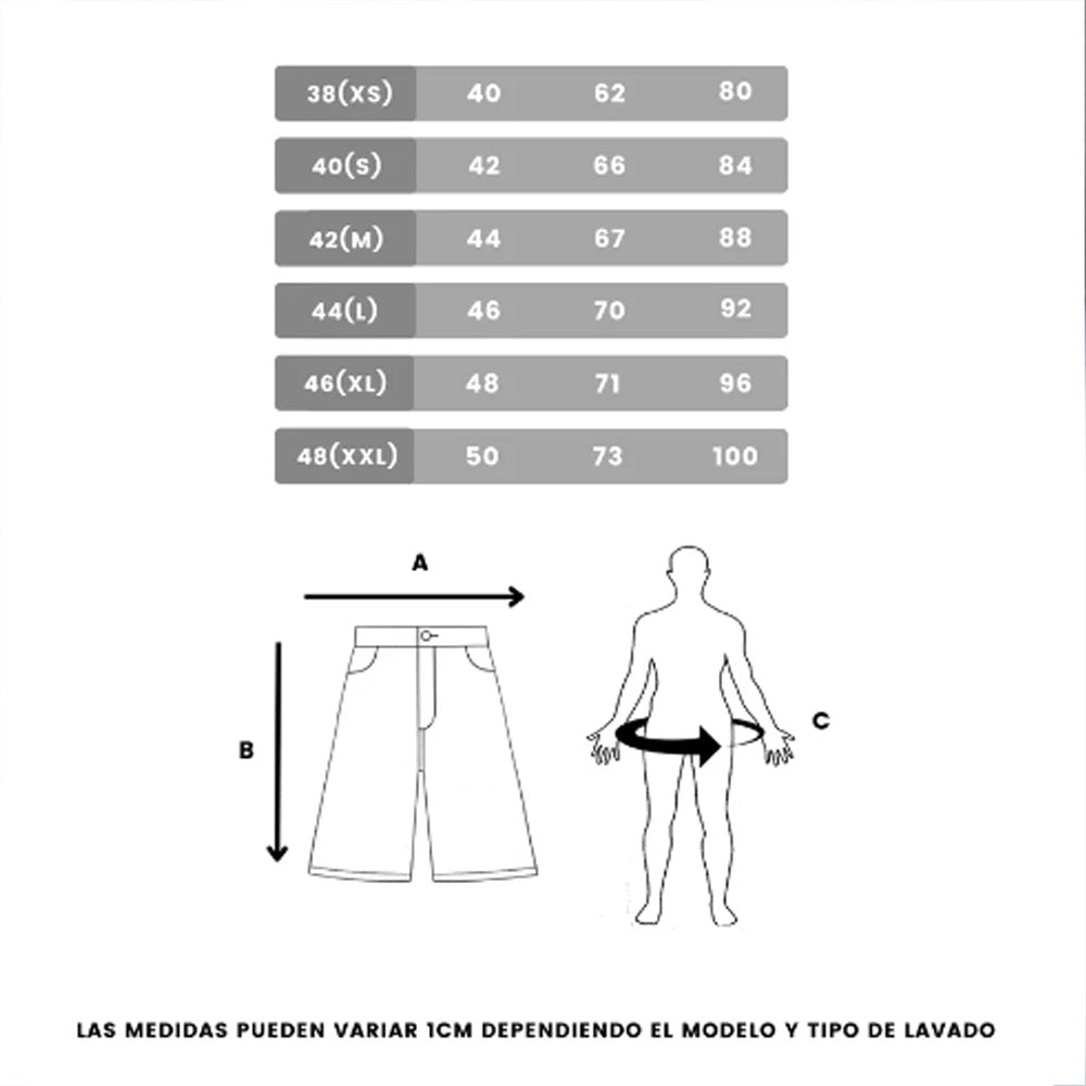 Bermuda Baggy 3/4 Denim I