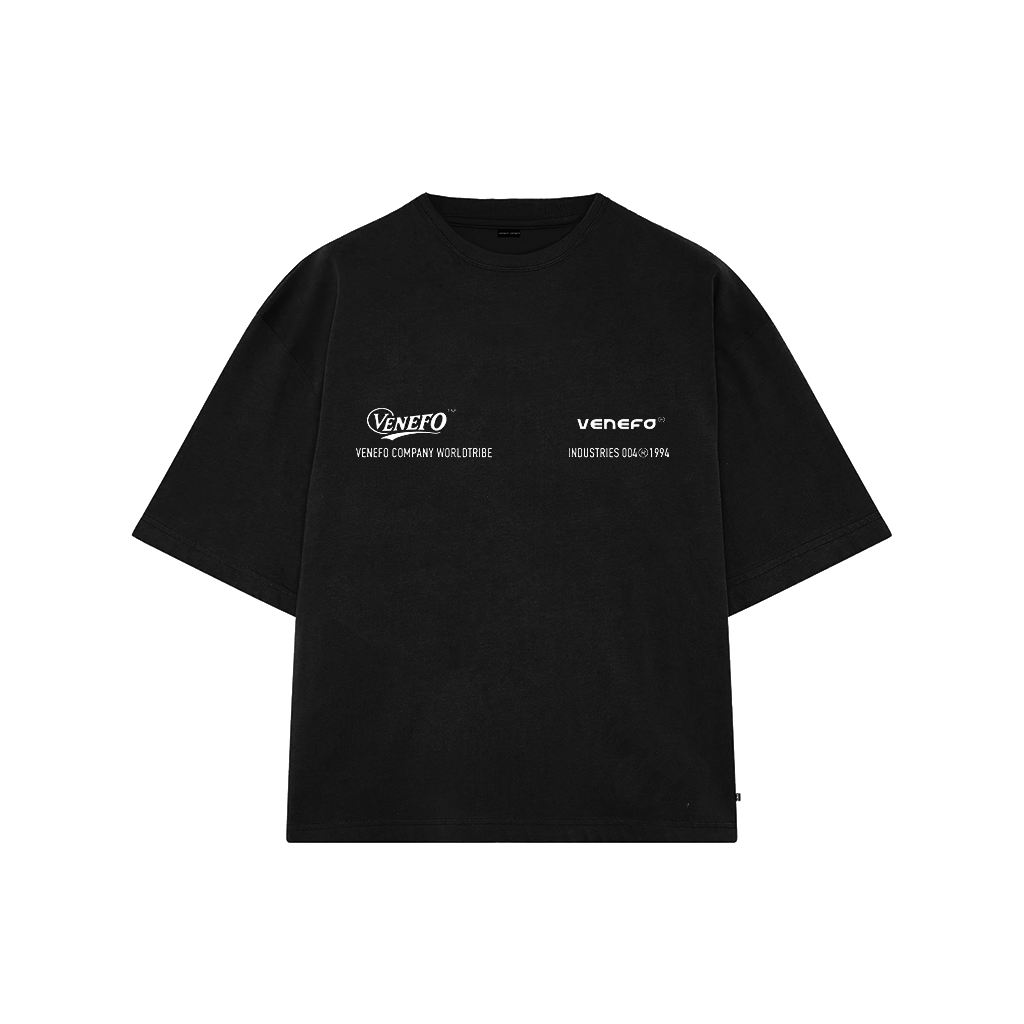 Remera VC Industries (Oversize) (Negra)