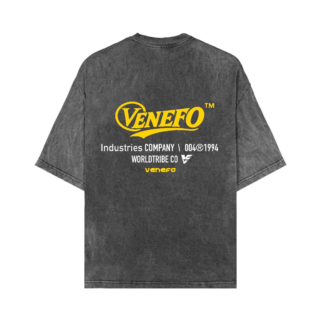 Remera VENEFO Acid Washed (Amarillo)