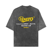 Remera VENEFO Acid Washed (Amarillo)