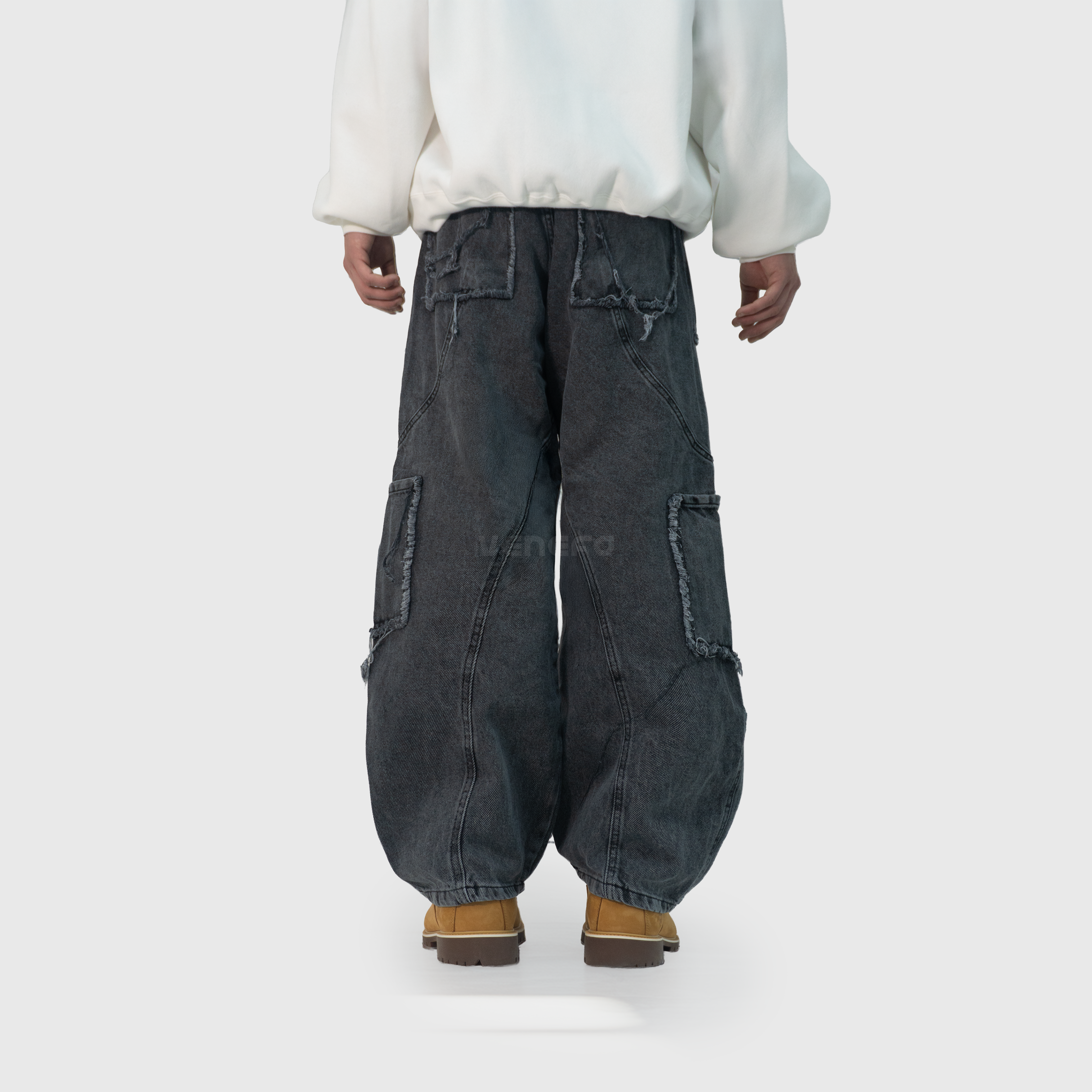 Jean Ultra Baggy Negro XXIV