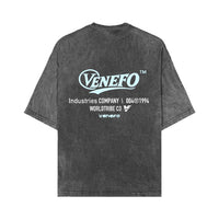 Remera VENEFO Acid Washed (Celeste)