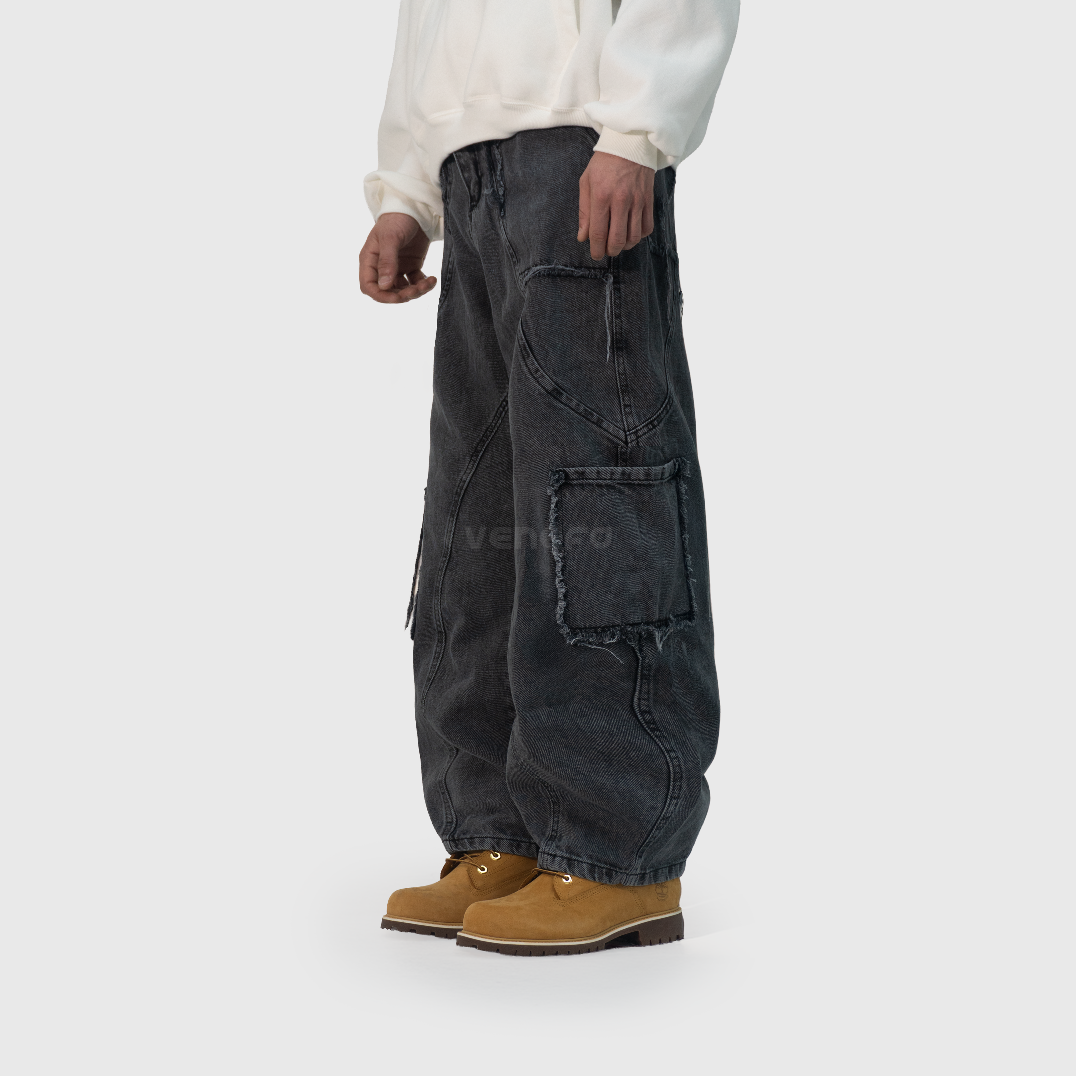 Jean Ultra Baggy Negro XXIV