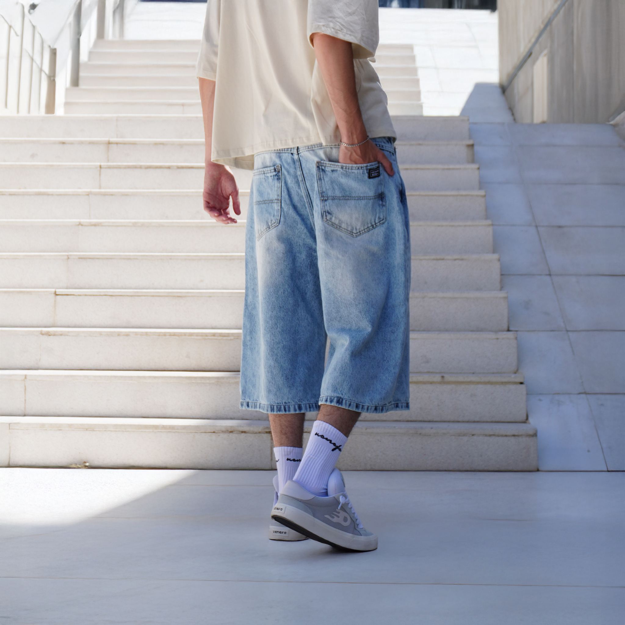Bermuda Baggy 3/4 Denim I