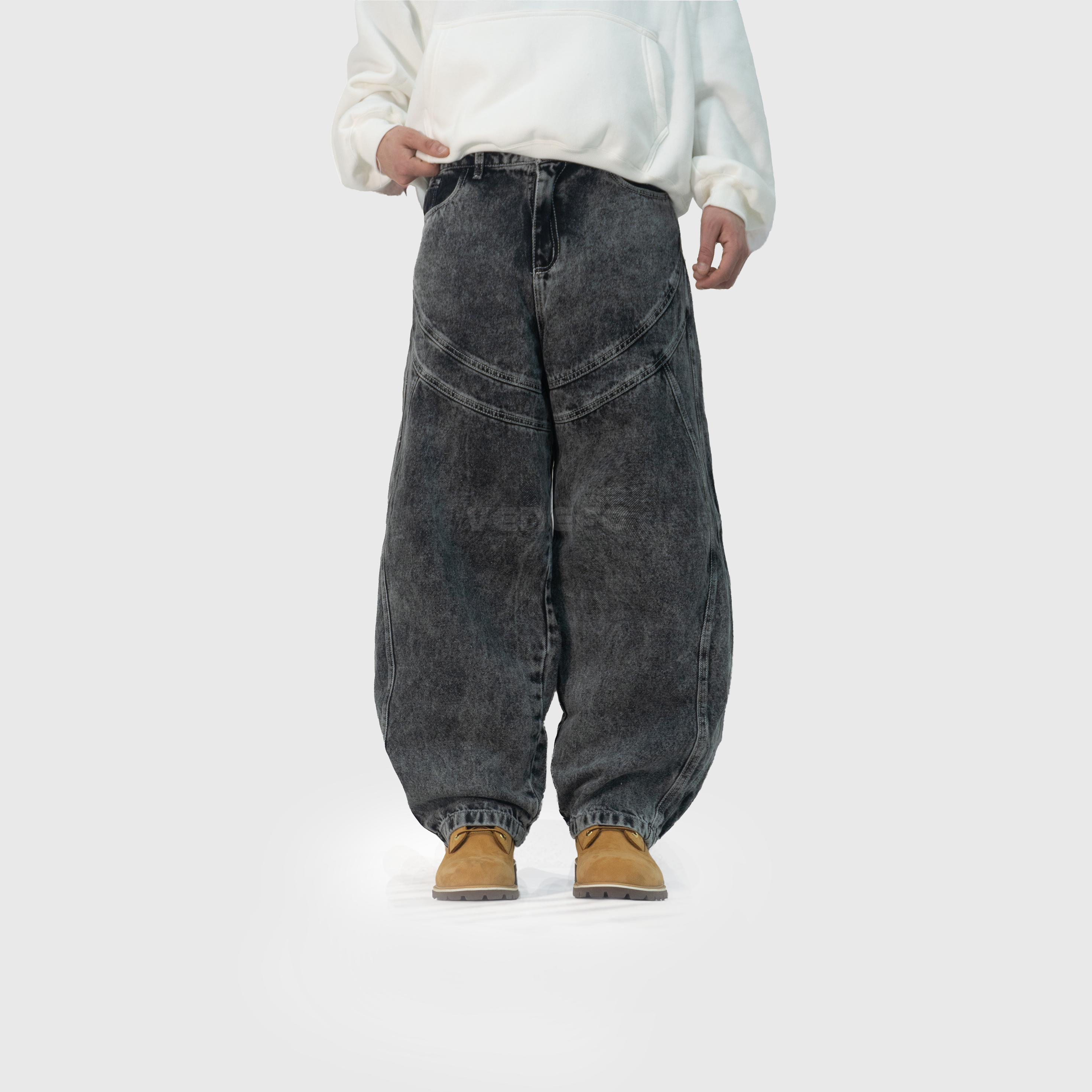 Jean Ultra Baggy Negro XXI