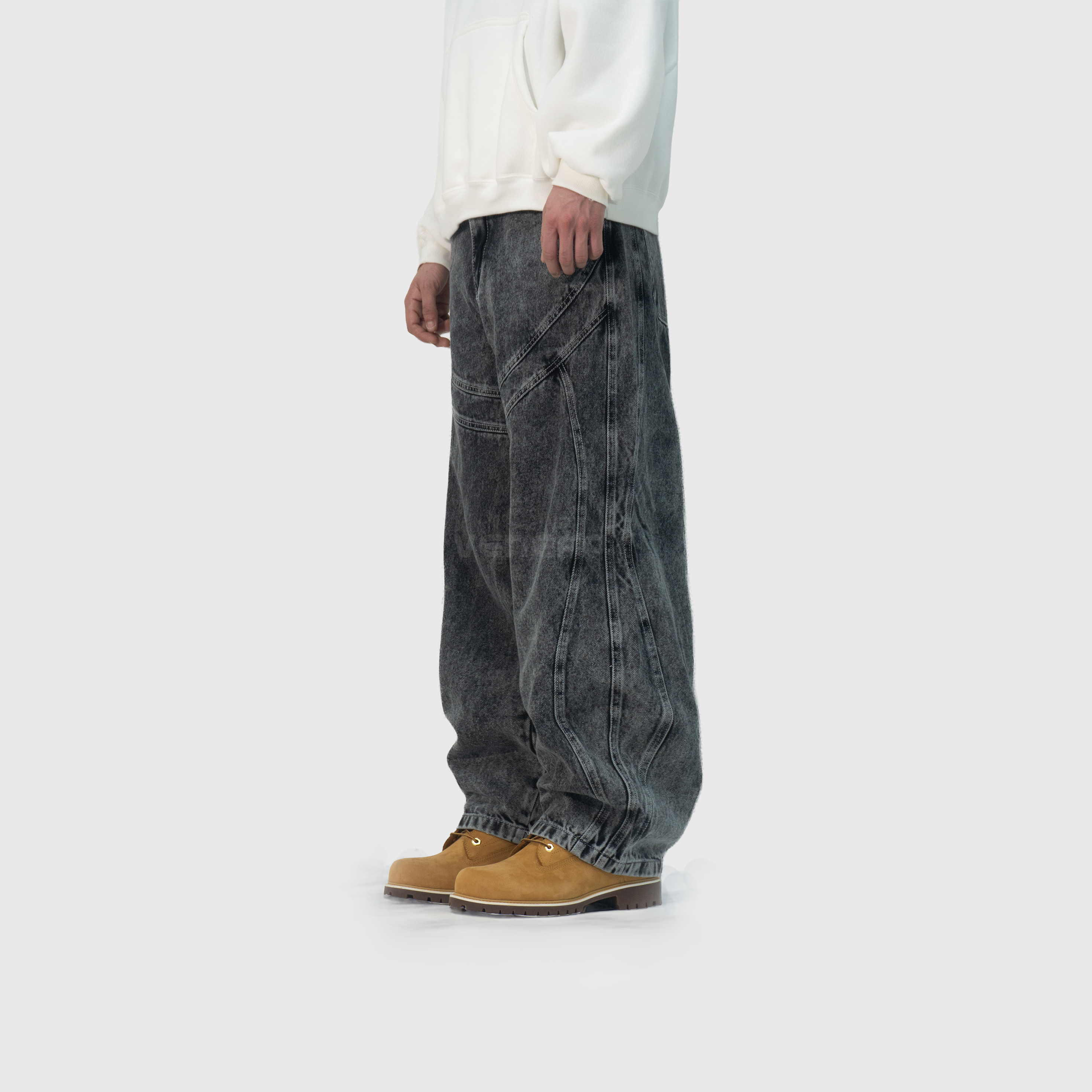 Jean Ultra Baggy Negro XXI