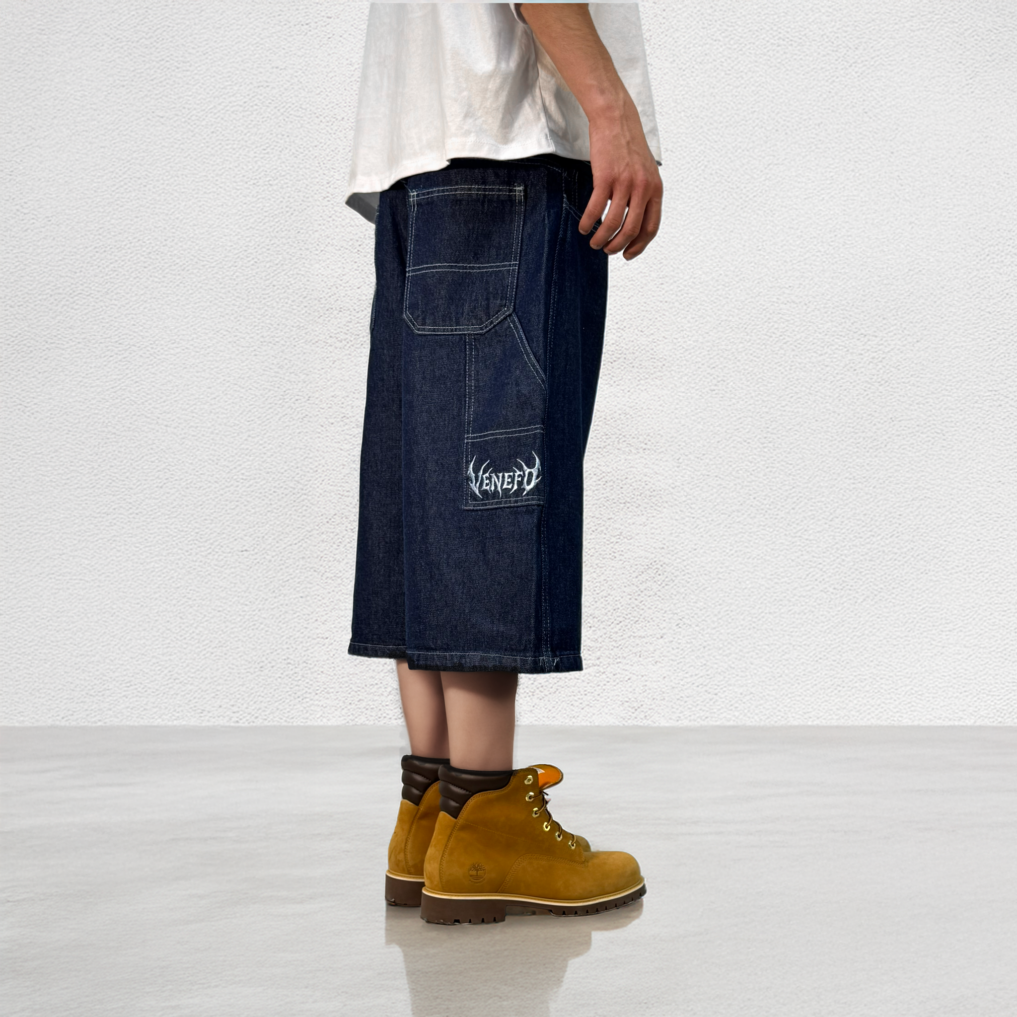 Bermuda Baggy Raw Denim I