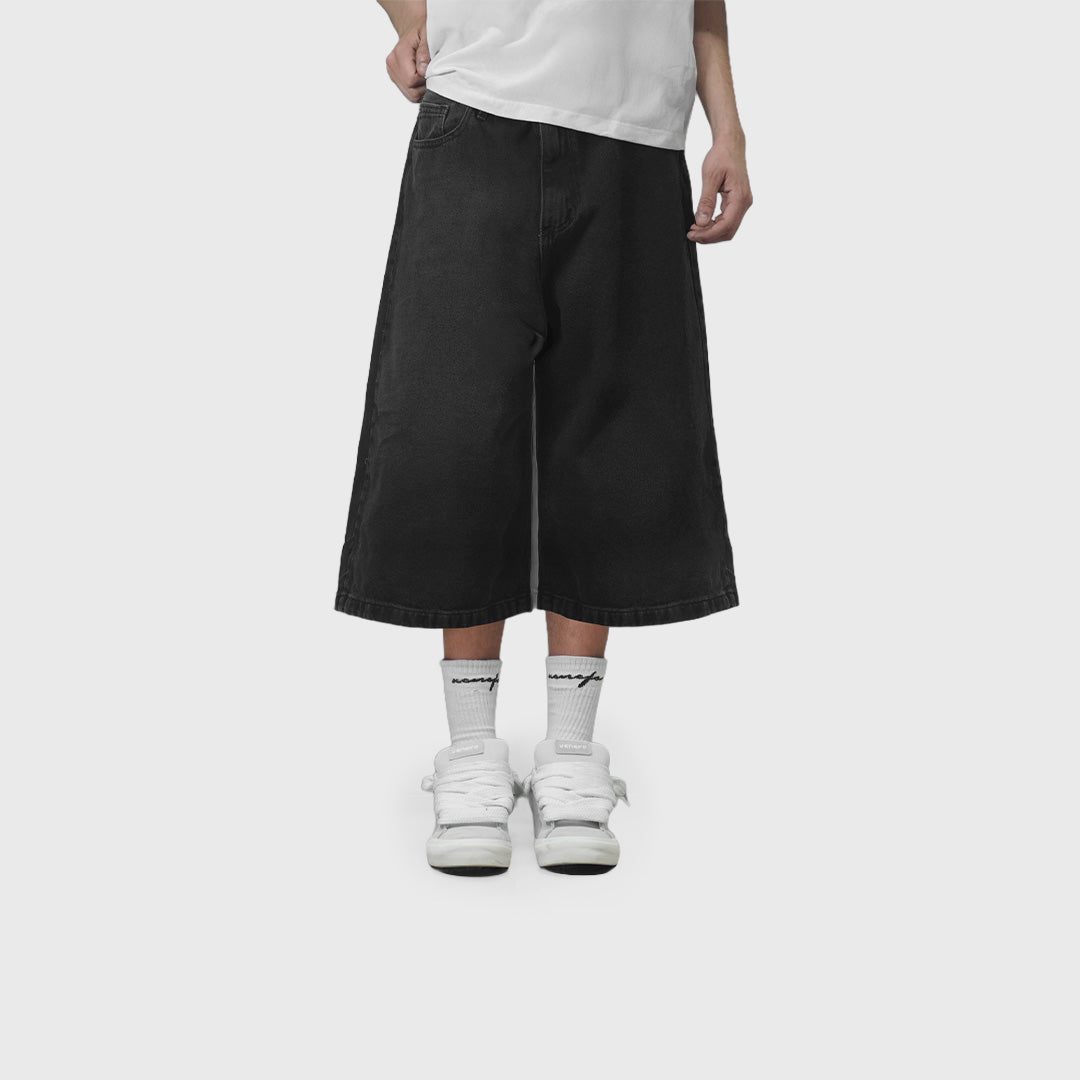 Bermuda Baggy 3/4 Negra I