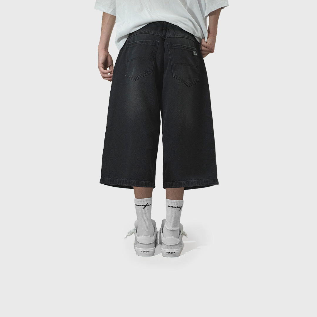 Bermuda Baggy 3/4 Negra I