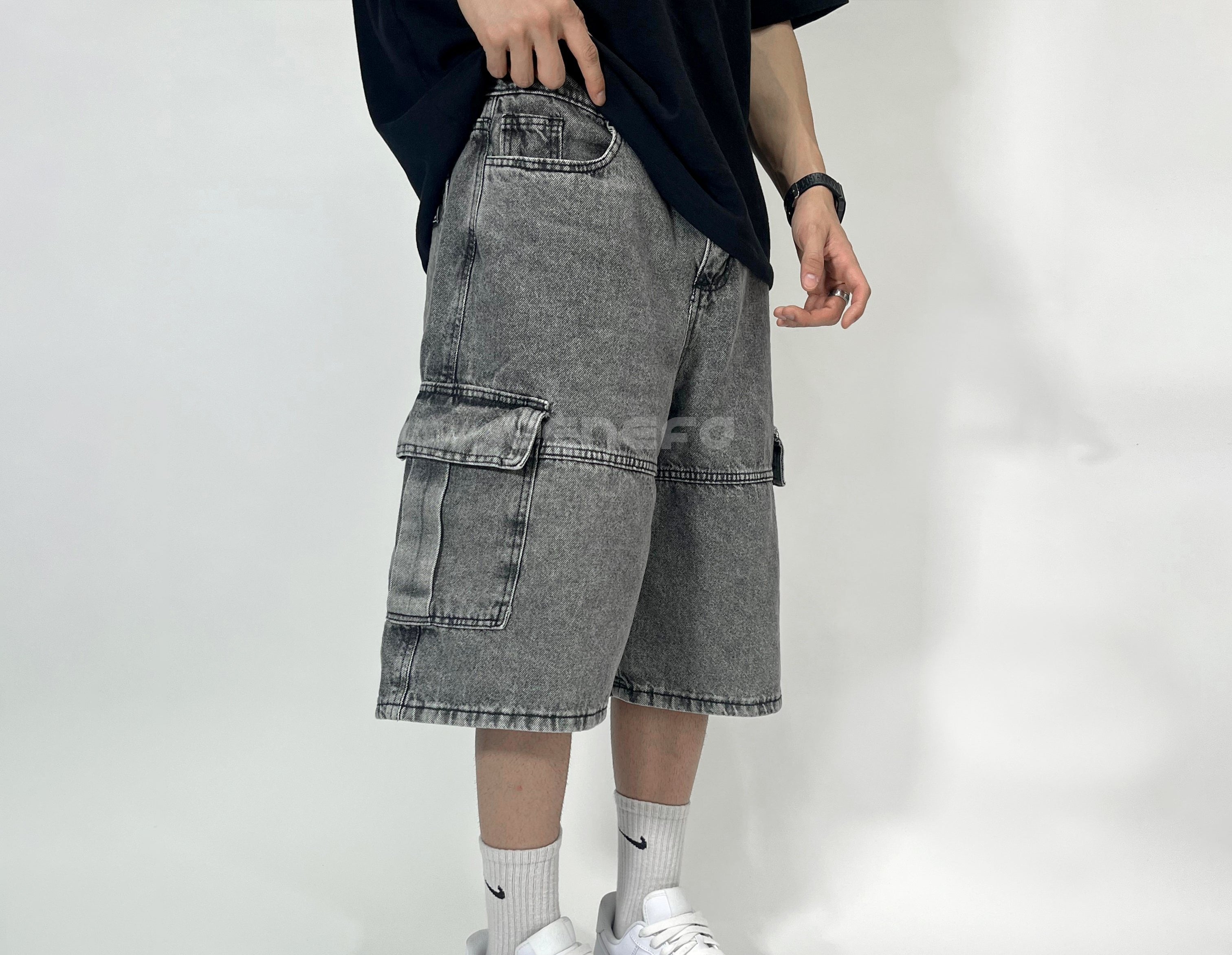 Bermuda Baggy Negra VII