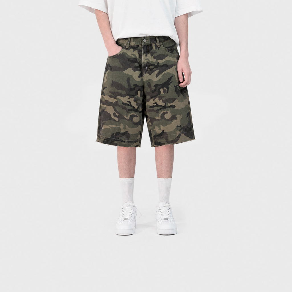 Bermuda Baggy Venefo Cursive Camuflada (Verde)
