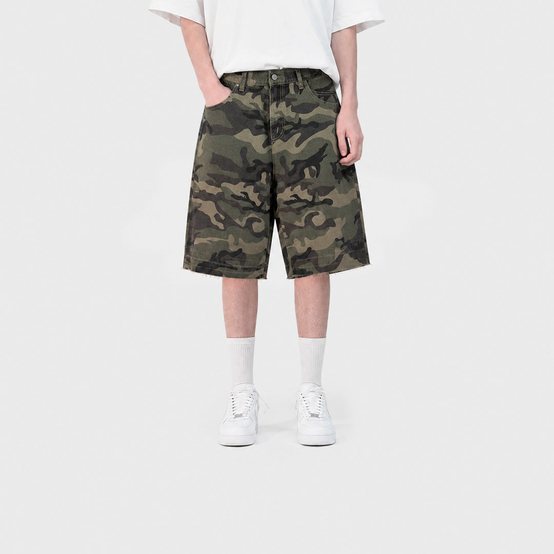 Bermuda Baggy Venefo Cursive Camuflada (Verde)