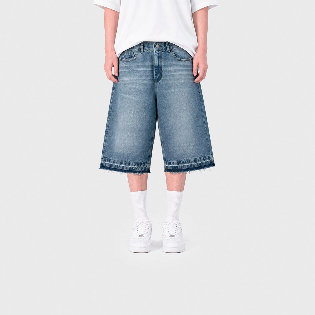 Bermuda Baggy Venefo Split (Denim)