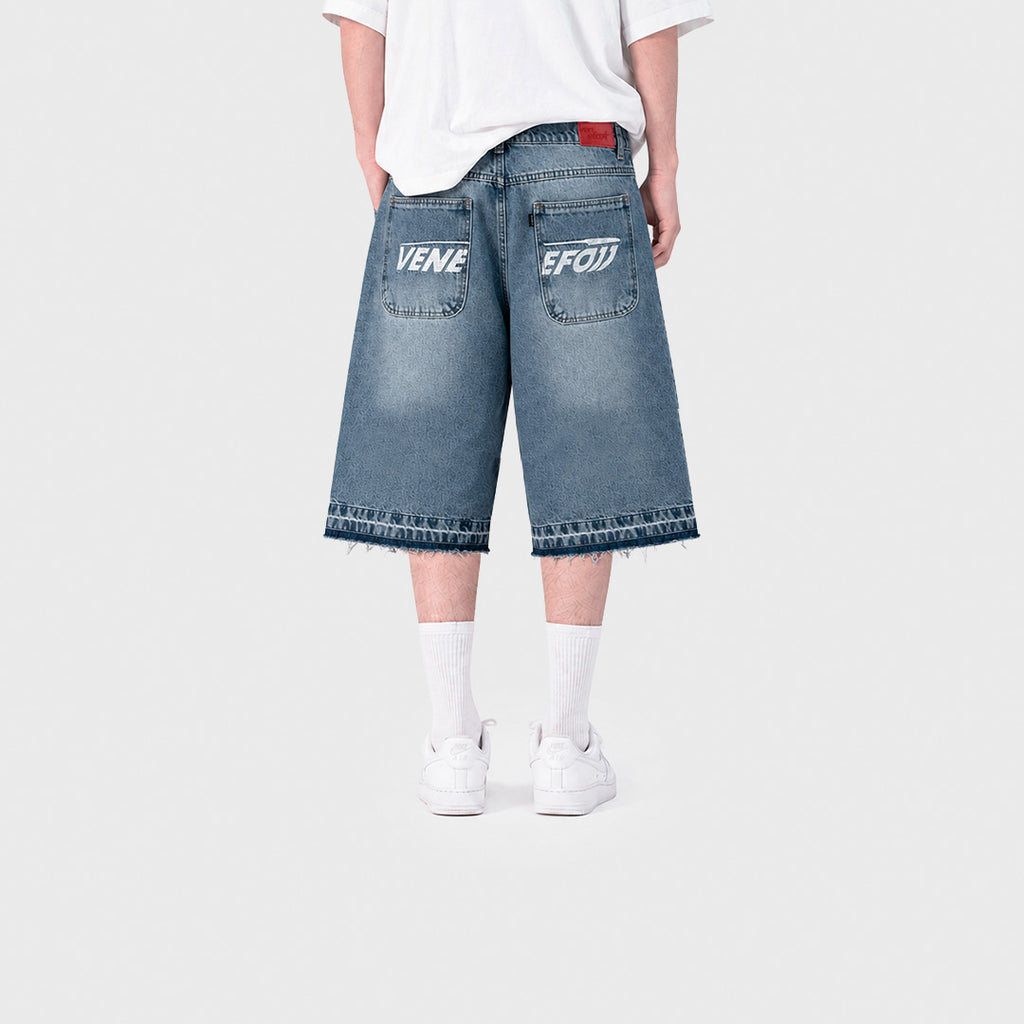Bermuda Baggy Venefo Split (Denim)