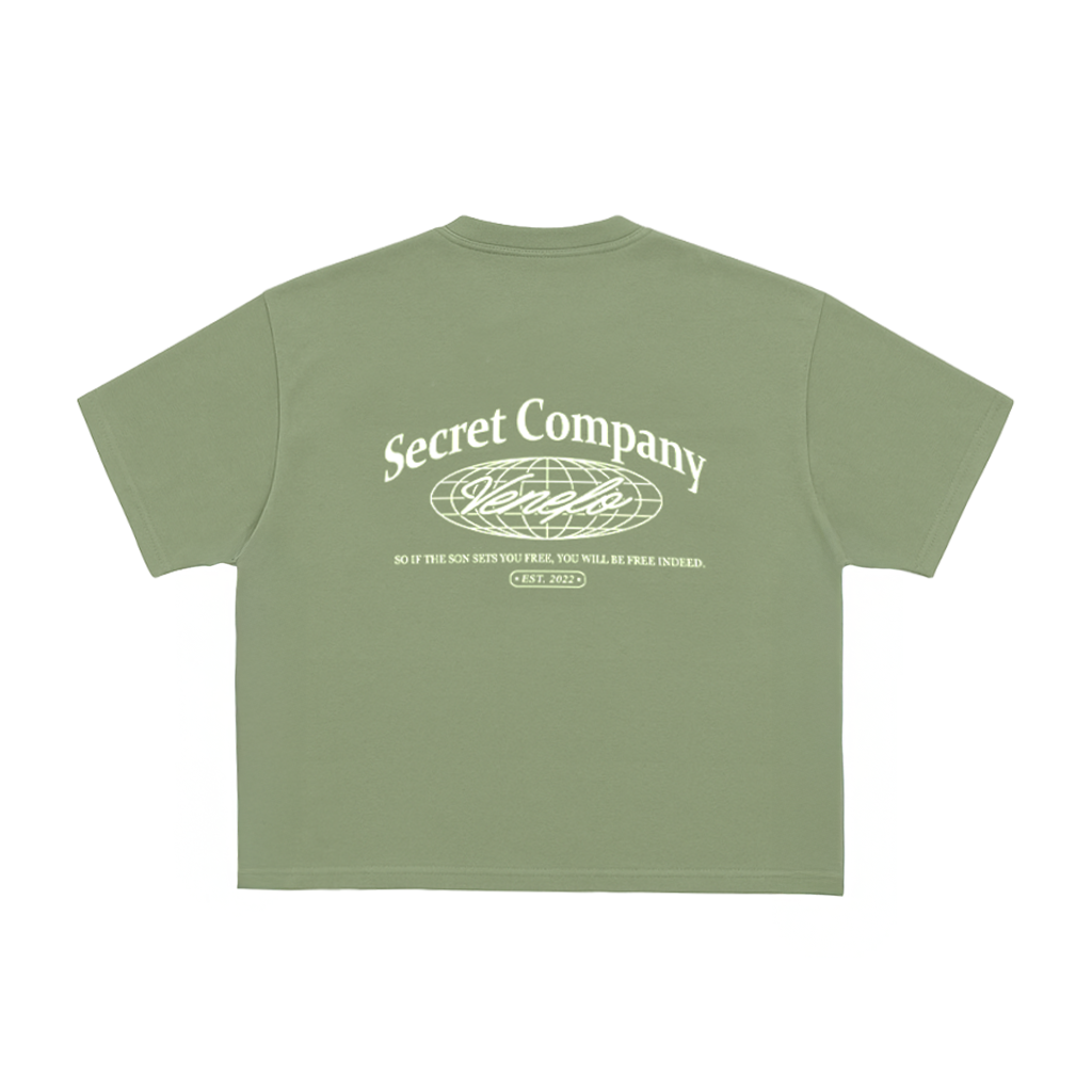 Remera Secret (Oversize) (Verde)