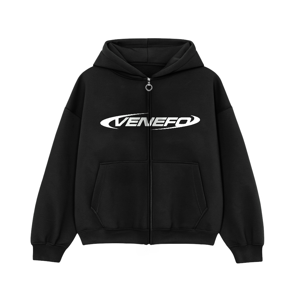 Zip Hoodie (VENEFO) (Boxy Fit)