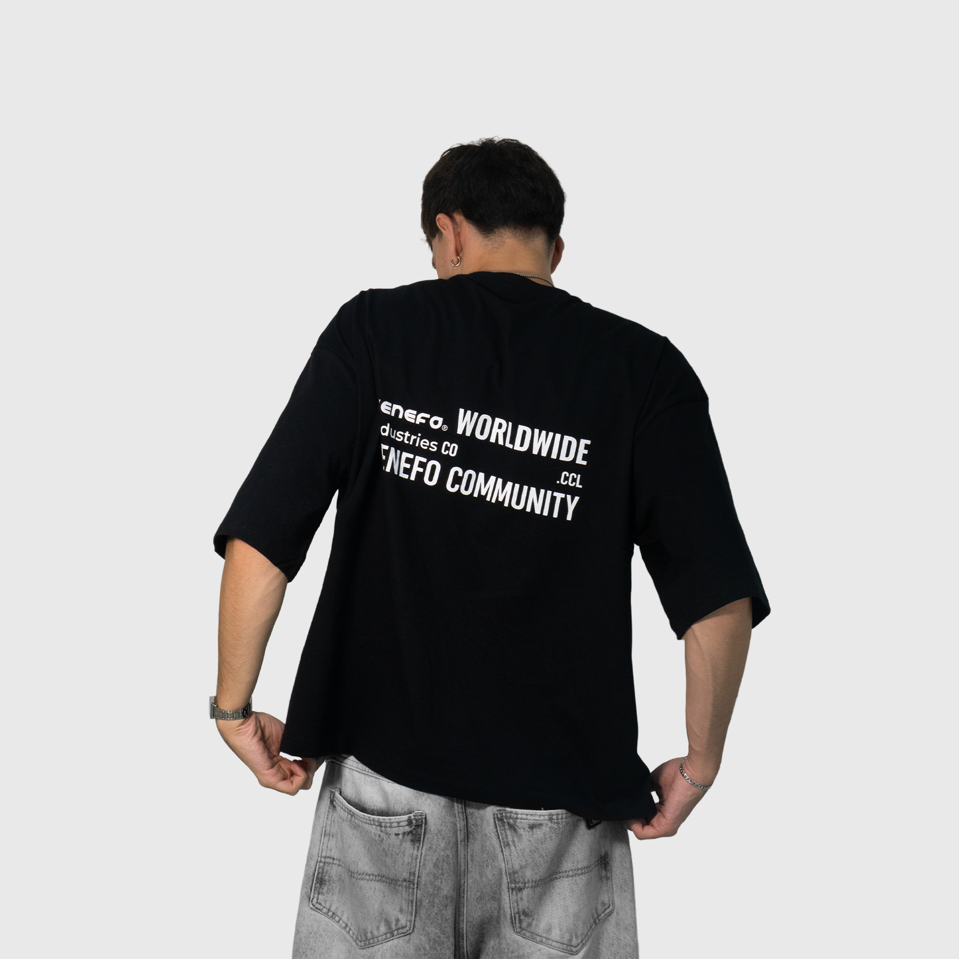 Remera VENEFO .CCL (Oversize) (Negra)