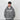 Zip Hoodie Cursive Gris (Boxy Fit)