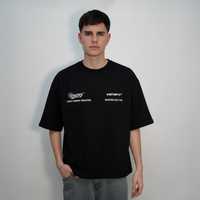 Remera VC Industries (Oversize) (Negra)