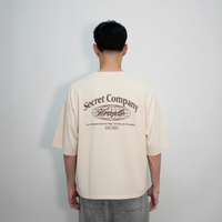 Remera Secret (Oversize) (Beige)