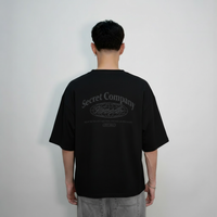 Remera Secret (Oversize) (Negra)