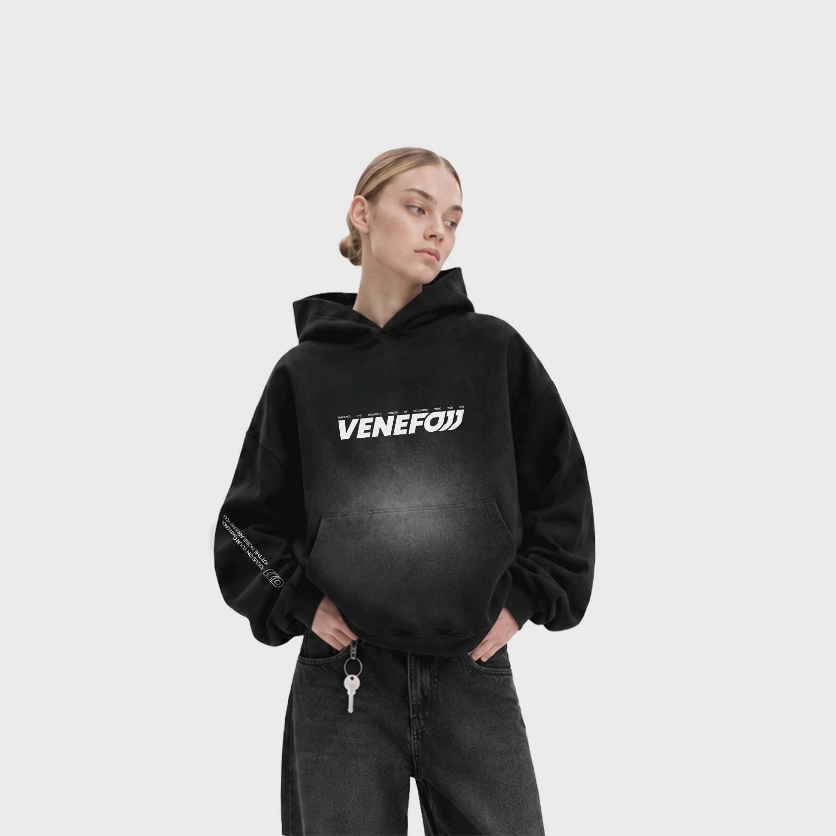 Hoodie Chaos (Negro)