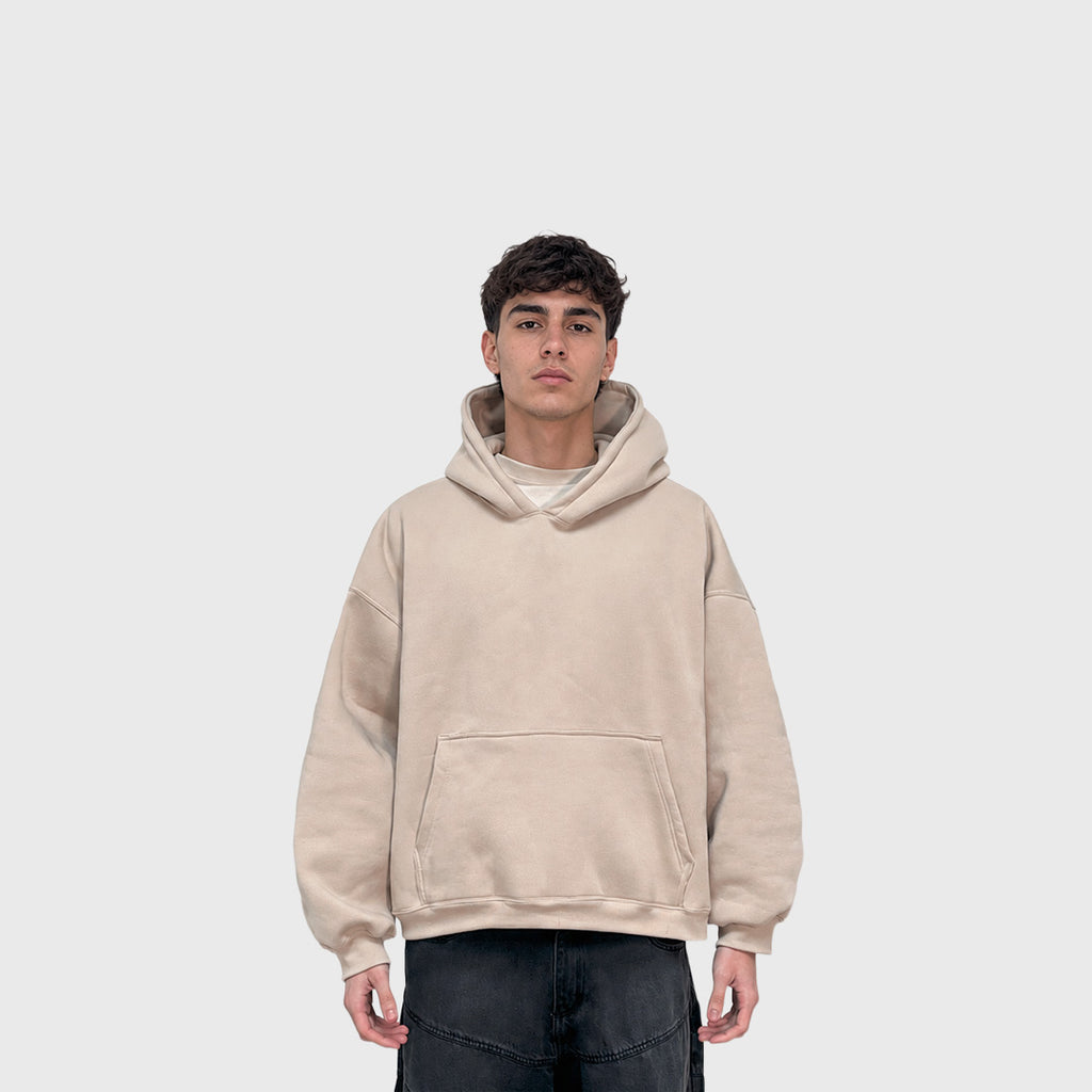 Hoodie Clásico Beige
