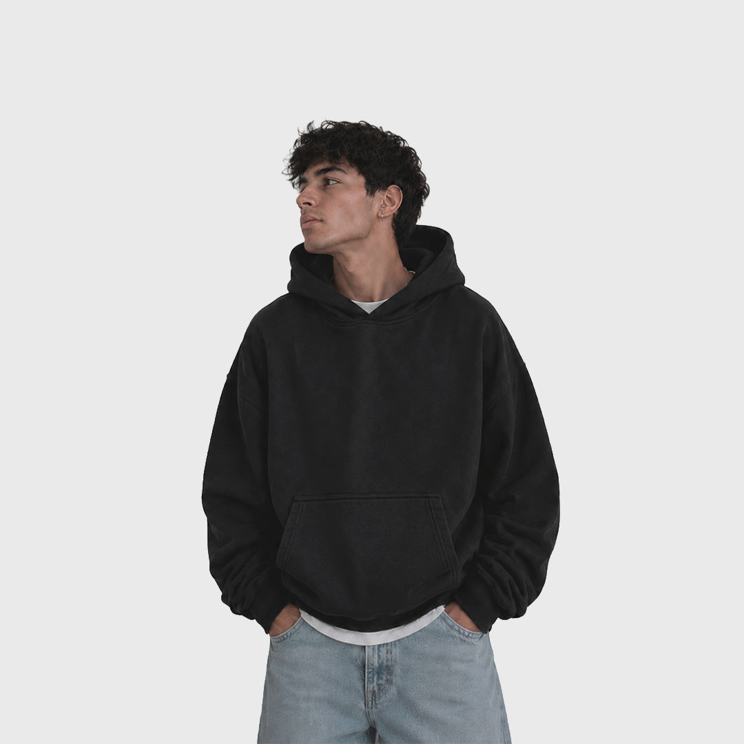 Hoodie Clásico (Negro)