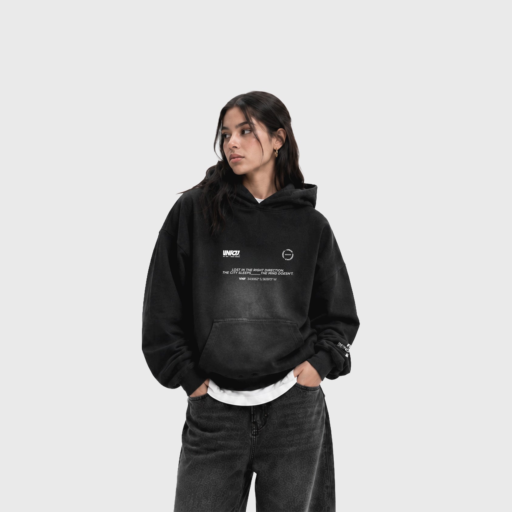 Hoodie Urban (Negro)