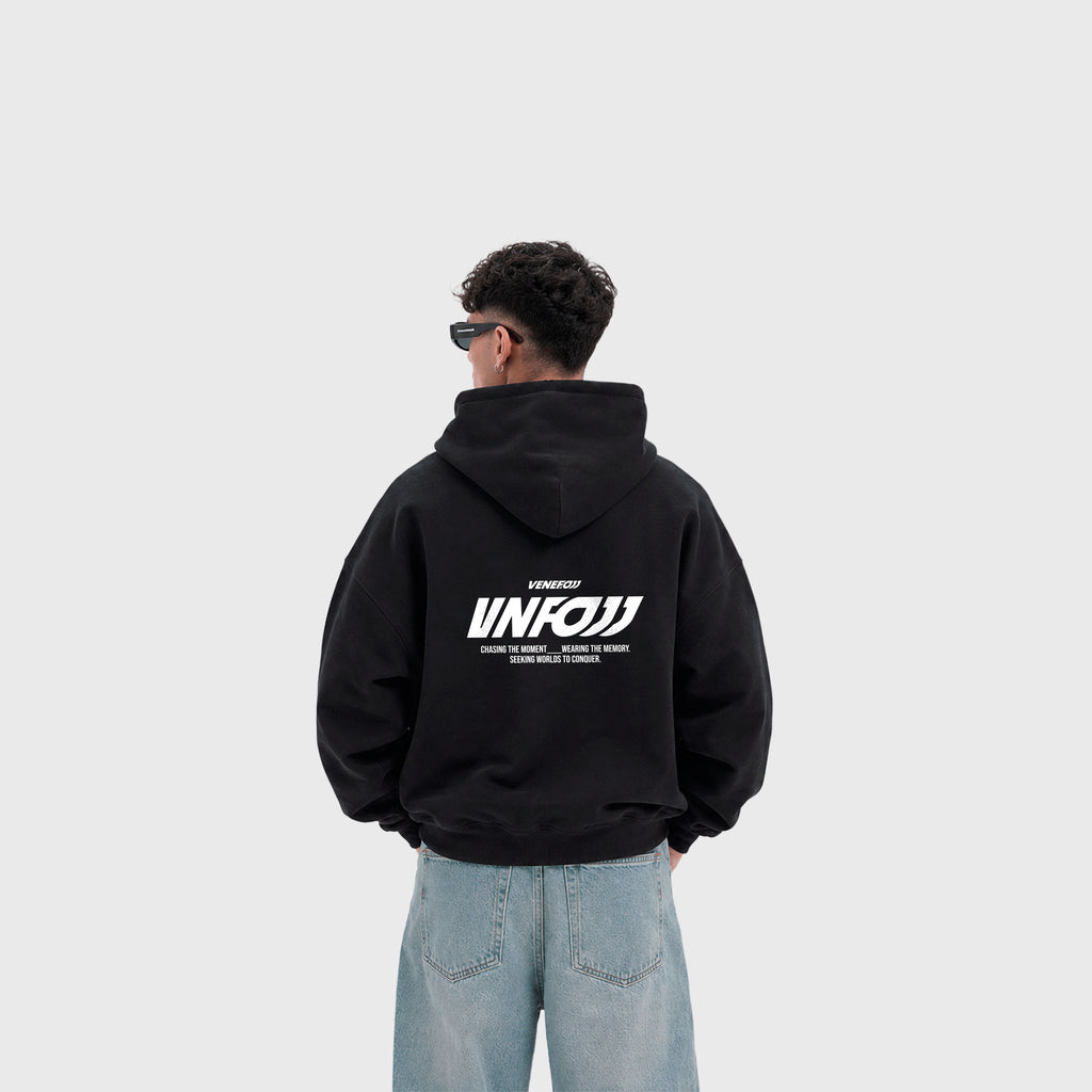 Hoodie VNFO Conquer (Negro)
