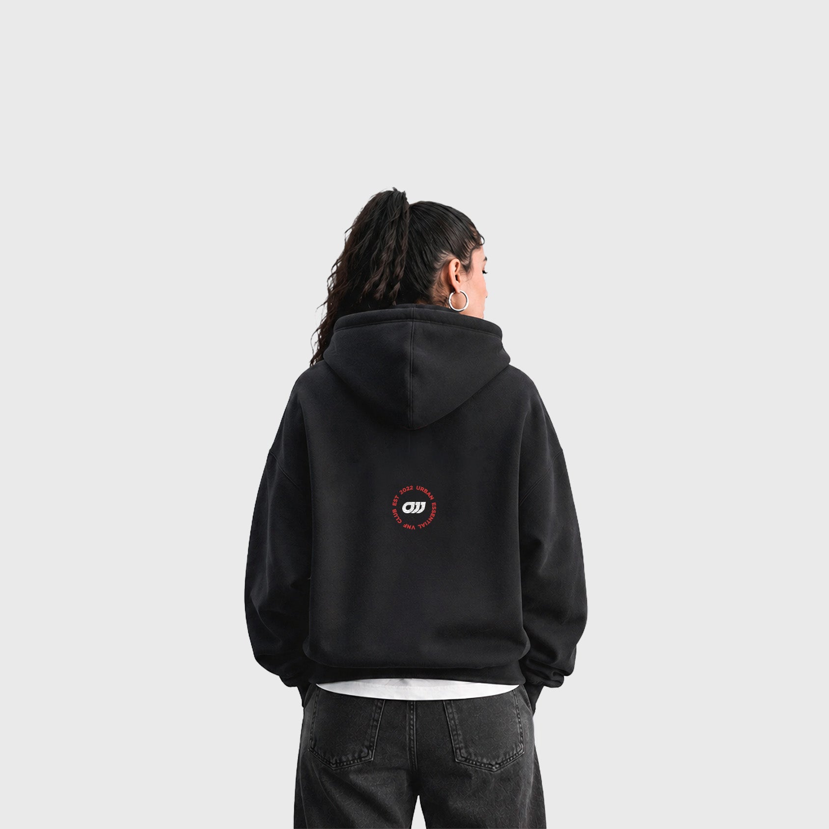 Hoodie VNFO Stars (Negro)