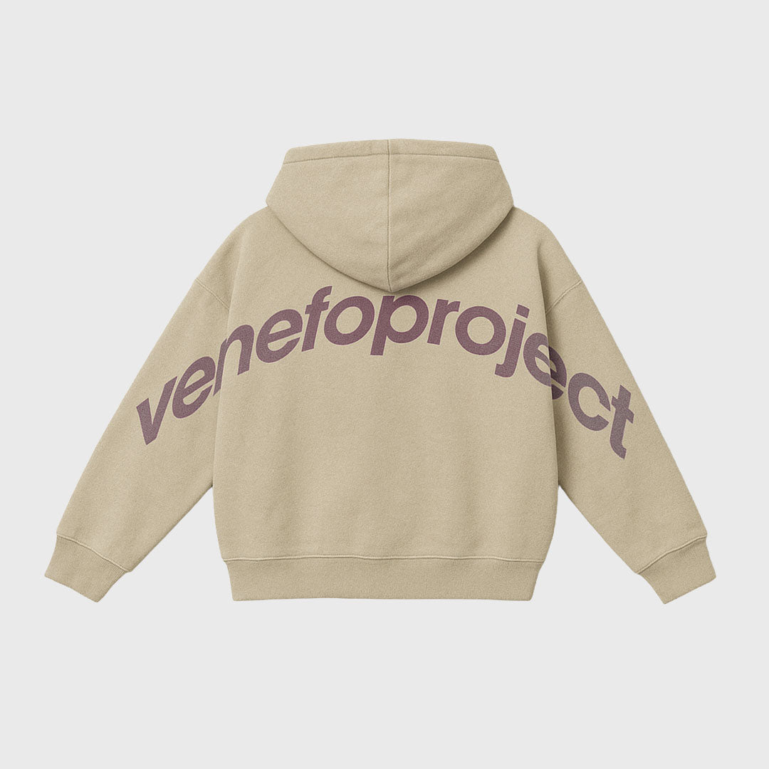 Hoodie VenefoProject (Oversize) (Beige)
