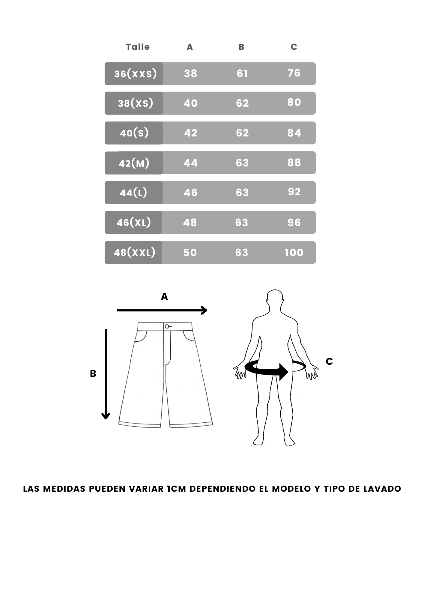 Bermuda Baggy Grey I