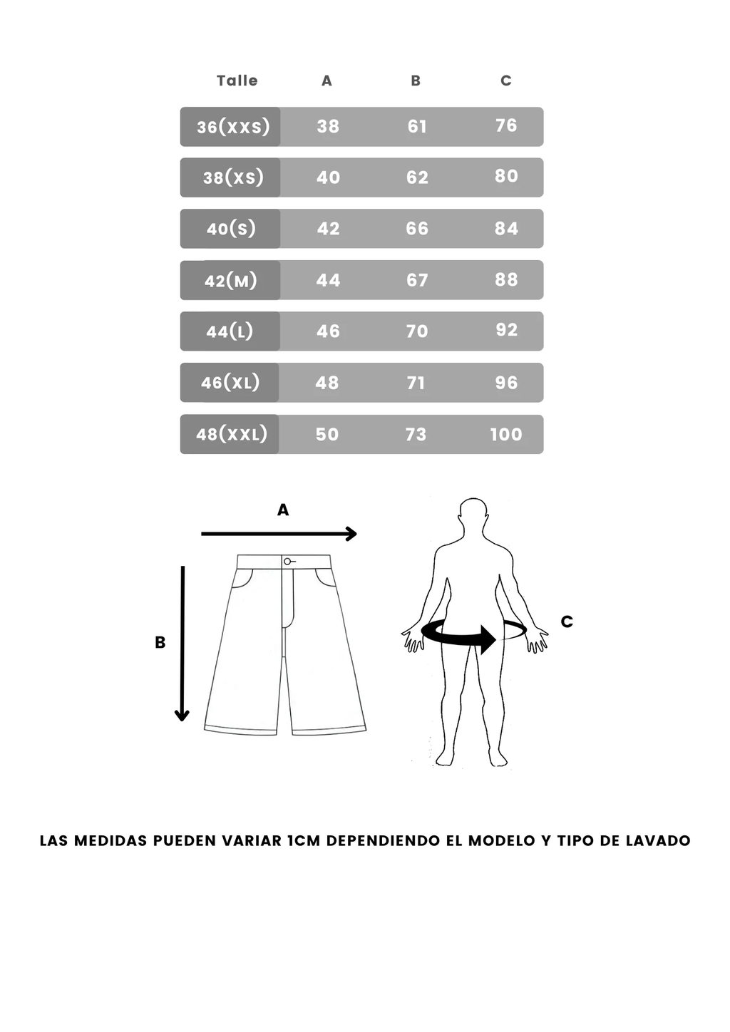 Bermuda Baggy Grey I