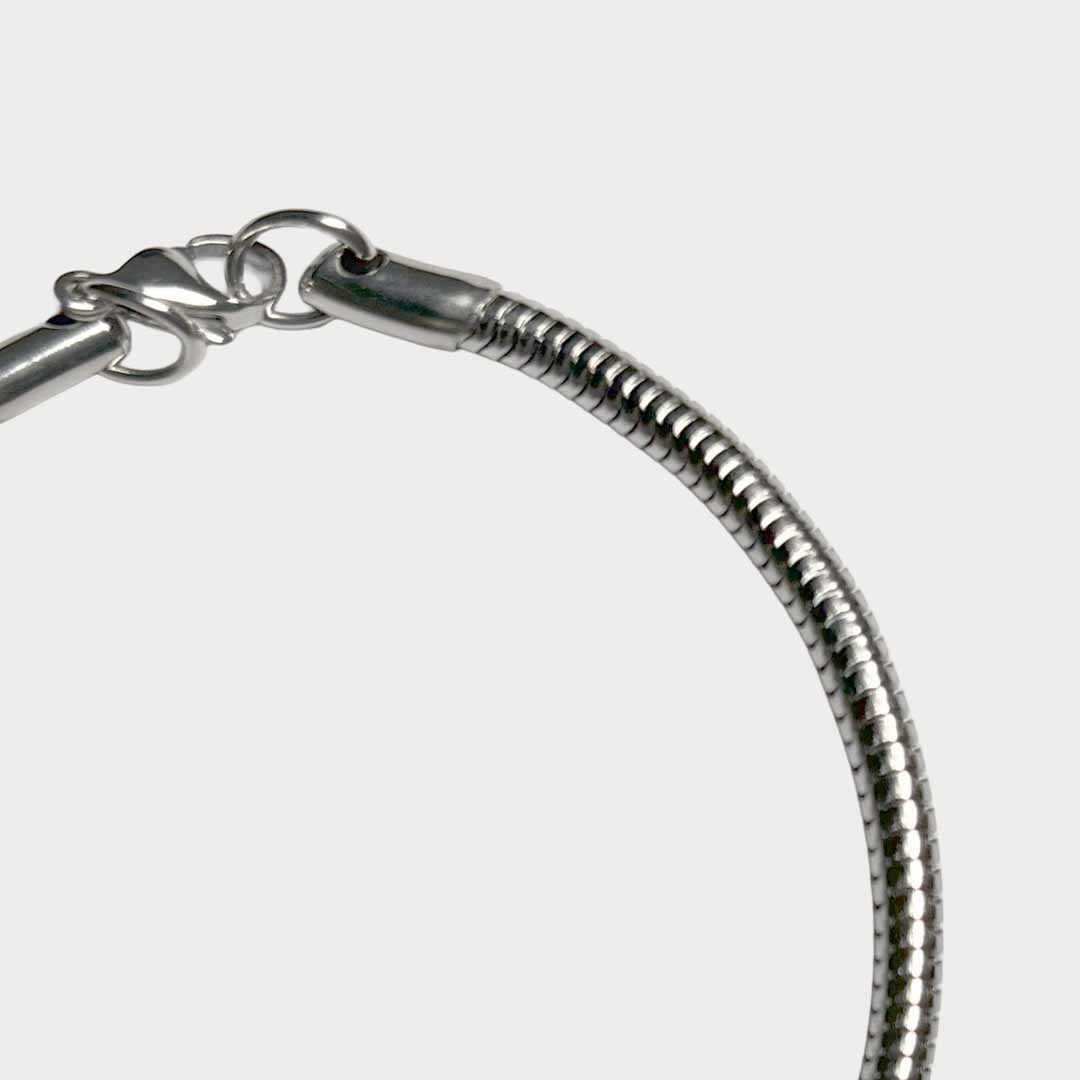 Pulsera Cordon Fino Acero