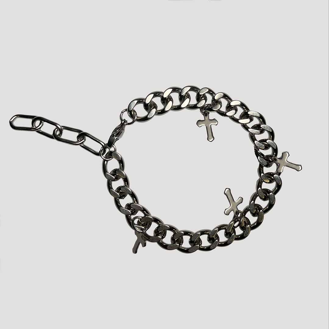 Pulsera Rosarios Acero
