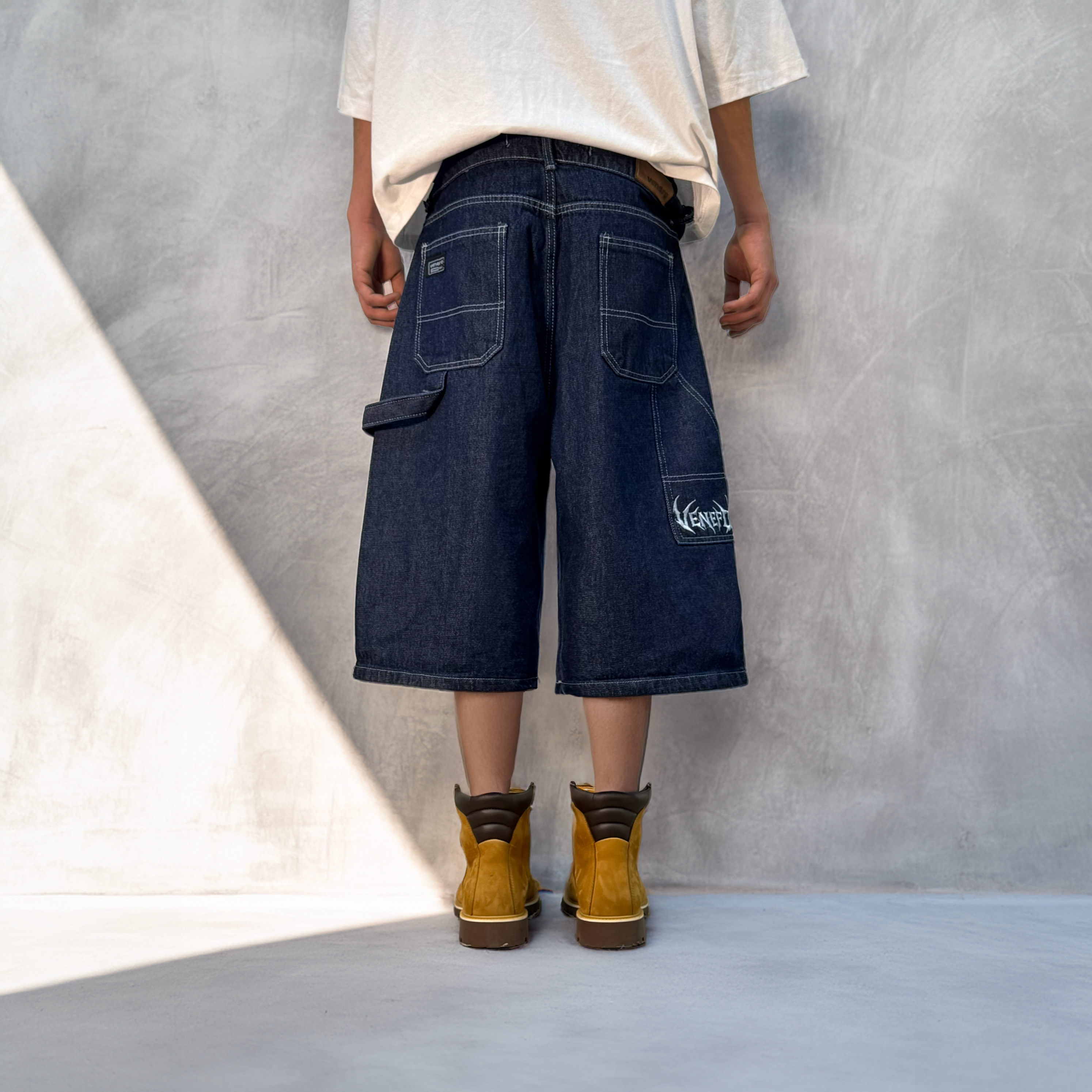 Bermuda Baggy Raw Denim I